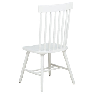 Finley - 5 Piece Dining Set With Round Table And Spindle Back Chairs