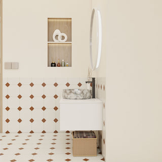 Floating Bathroom Vanity With Vessel Sink