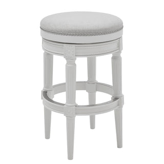 Rustic Elegance Backless Swivel Stool