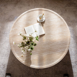 Round Coffee Table For Living Room - Amber