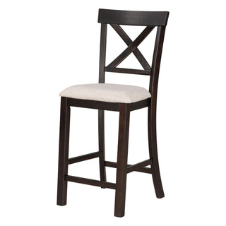 Counter Height Dining Set With Shelf, 4 Chairs And Bench