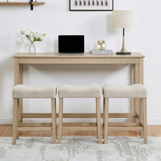 4 Piece Bar Table Set With Power Outlet