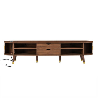 TV Stand & Coffee Table Set With Charging Station