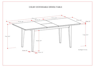 Colby - Dining Table, Contemporary