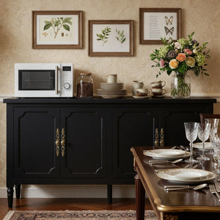 Vintage Buffet Cabinet With Adjustable Shelves
