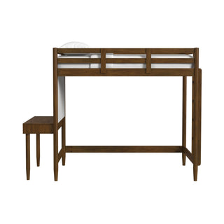 Malibu - Full Loft Bed - Walnut