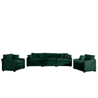 Elegant Oversized Sectional Sofa Set With Deep Seats And Flexible Layout
