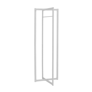 Coat Rack, Hall Tree, Free Standing, Hanging Bar, Entryway, For Contemporary & Modern - White
