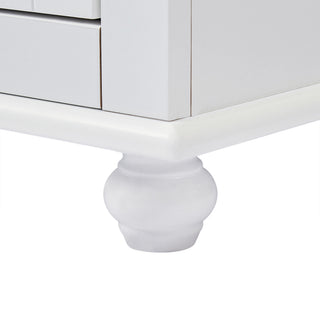 Tall Storage Cabinet With 2 Drawers For Bathroom