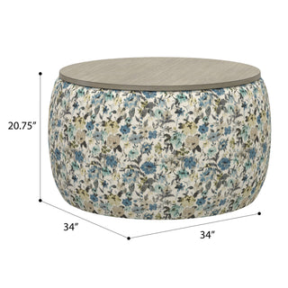 Storage Ottoman - White