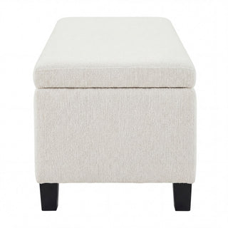 Upholstered Storage Ottoman Bench