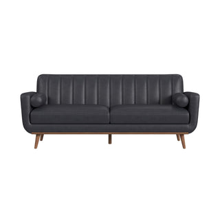 Horizon - Sofa With Wood Front And 2 Pillows