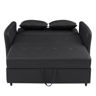 Convertible Sleeper Sofa Bed With 3 USB Ports
