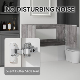 Floating Bathroom Vanity Cabinet With Soft Close Double Doors, Spacious Interior Storage, Wall Mounted, Cabinet Only