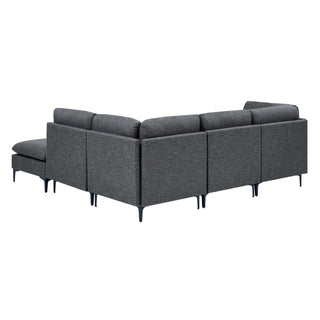 Upholstered Modular Sectional & Tall Legs