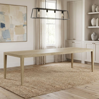 Adeline - Rectangular Dining Table With Leaves - Natural Wood Wash