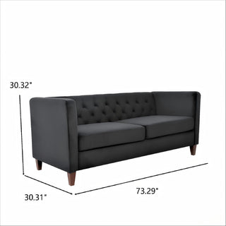 Button Tufted 3 Seater Sofa For Living Room
