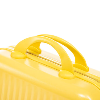 Luggage Set With Cosmetic Case, Combination Lock, Front Opening Design