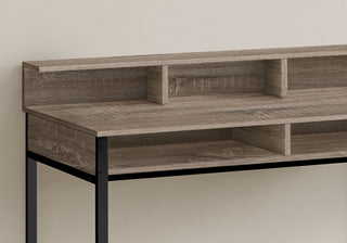 Computer Desk For Home Office, Standing, Storage Shelves, Laptop, Contemporary & Modern