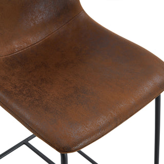 Retro Bar Chairs, Comfortable Stools (Set of 2)