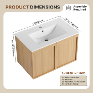Floating Bathroom Vanity With Sink Combo