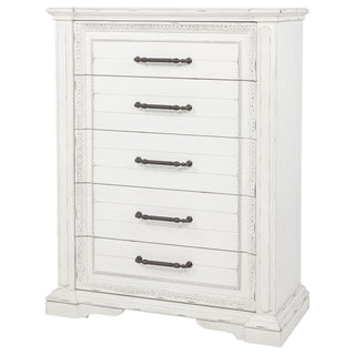 5 Drawer Bedroom Chest Of Drawers - Vintage