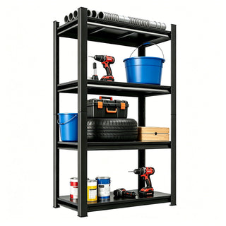 Tall Storage Shelf, Adjustable Height Storage Rack
