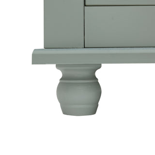 Tall Storage Cabinet With 2 Drawers For Bathroom