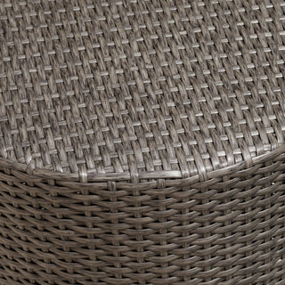 Keaton - Barrel Side Table - Gray