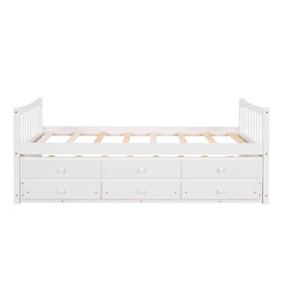 Twin Size Daybed With Trundle And Drawers