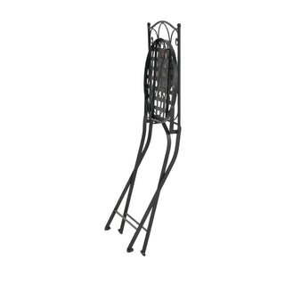 Lambert - Outdoor Chat Set - Black / Red
