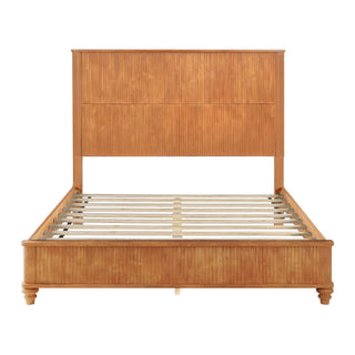 Platform Bed Frame With Tall Headboard
