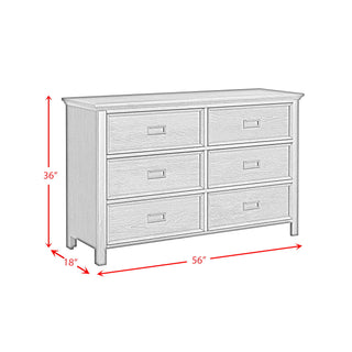 Hampton Kids - 6-Drawer Dresser