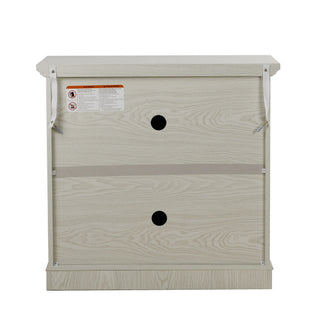 Sideboard Cabinet With Mirrored Doors, Adjustable Shelf, Metal Handles