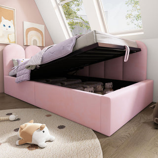 Upholstered Daybed With Hydraulic Storage
