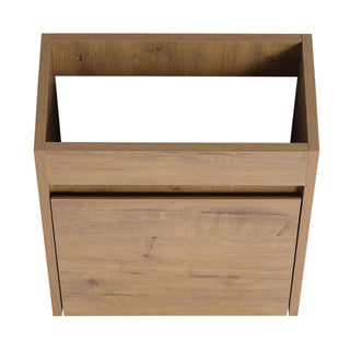 Modern Bathroom Vanity With Ceramic Basin, Wall Mounted Floating Sink Combo, Storage Cabinet