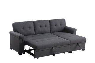 Lucca - Reversible Sleeper Sectional Sofa With Storage Chaise
