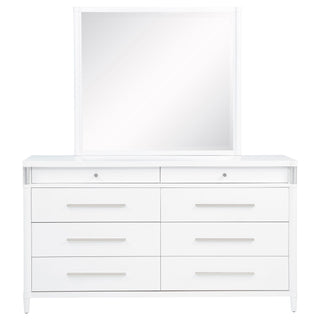 Robinson - 8 Drawer Dresser With Mirror - White