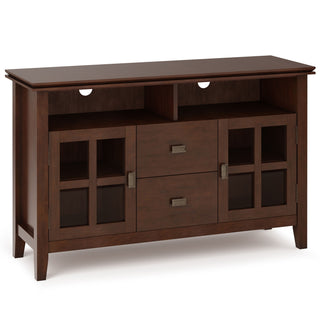 Artisan - TV Media Stand, Handcrafted - Russet Brown