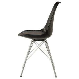 Padded Dining Chair (Set of 2) - Black