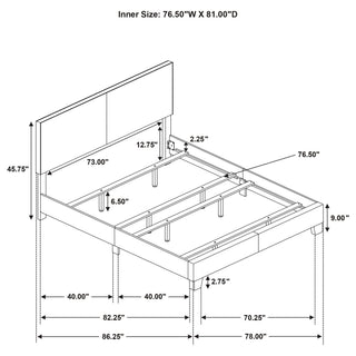 Efram - Panel Bed