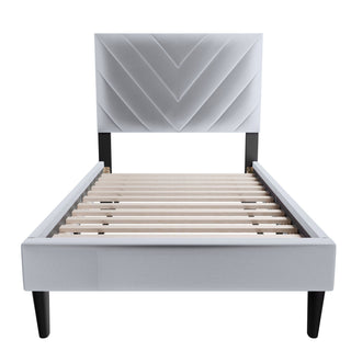 Bed Set With Adjustable Headboard