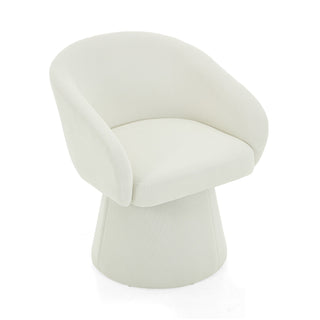 Modern Swivel Accent Chair With Ergonomic Barrel Design