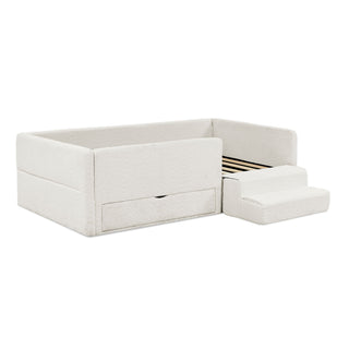 Safe Kids Bed With Guardrails And Storage