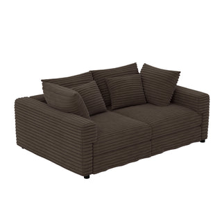 4 Seat Sofa, Deep Seat Couches With Soft Pillows