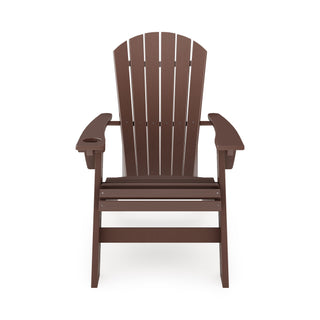 Adirondack Chair Sturdy HDPE Poly Lumber For Poolside, Patio, And Garden Relaxation