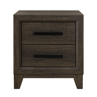 Harry - Nightstand With 2 Drawers - Brown
