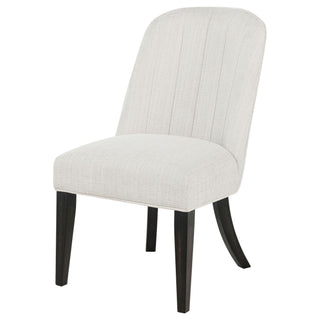 Bangor - Upholstered Dining Side Chair (Set of 2) - Black / Cream