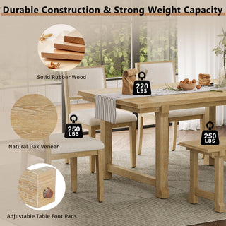 6 Piece Kitchen & Dining Room Furniture