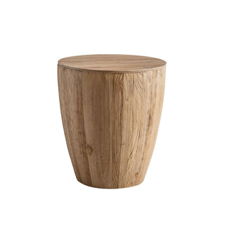 Vintage Style Barrel Coffee Table With Storage